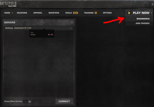 Battlefield Play4Free - Добавили BOOKMARKS (закладки серверов)
