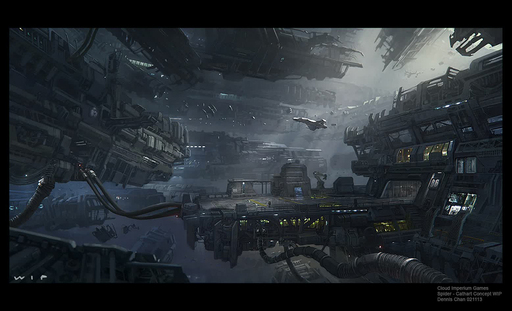 Star Citizen - Star Citizen / Squadron 42. The Vault. Локации. Cathcart Spider, Sol Earth Moscow, Terra